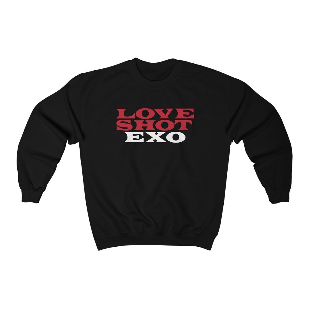 EXO Love Shot Sweatshirt - EXO Sweatshirt - Kpop Crewneck Women Sweatshirt KPS2007 Light Pink / 2XL Official Korean Pop Merch