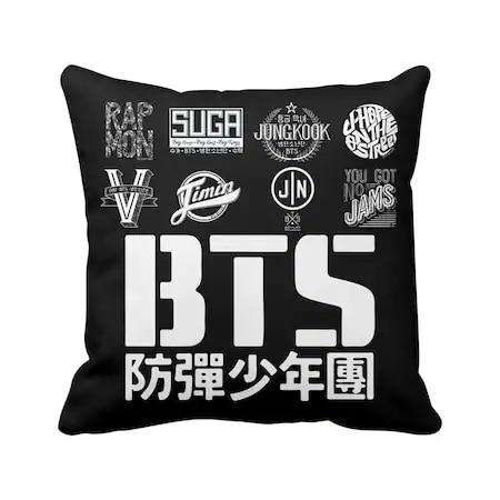 BTS Army Bangtan Boys Jimin Suga RM Jungkook Pillow, Pillow Case KPS2007 Default Title Official Korean Pop Merch