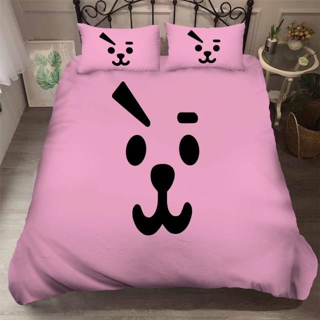 Bedroom Decor K Pop Fans Animation BT21 Duvet Cover with Pillow Cover Bedding Set Single Double 1.jpg 640x640 37281744 8bc5 4e4f b13e e3f0d678663e 1 - Korean Pop Shop
