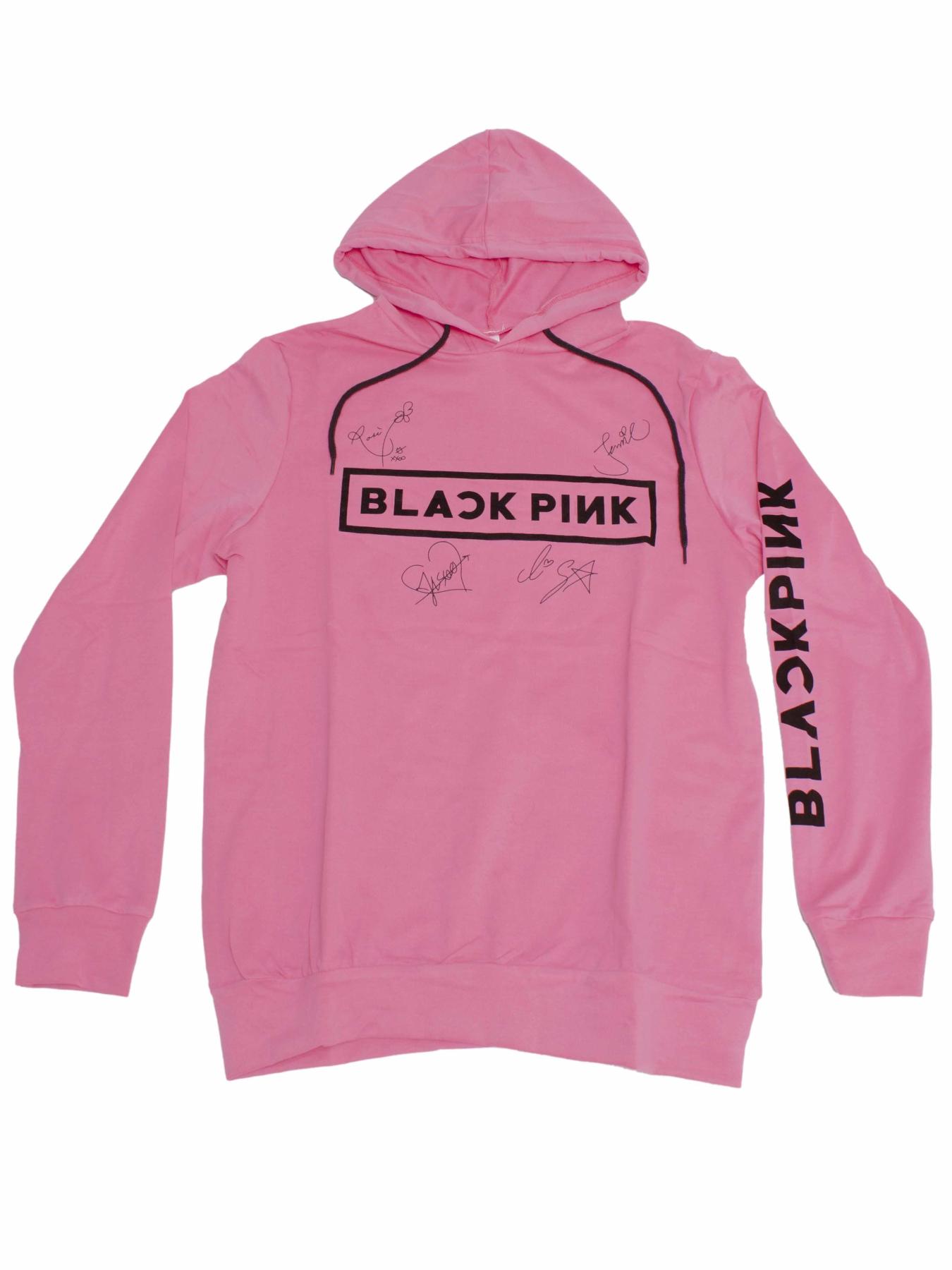 Blackpink Korean Music Group Signature Sweatshirt Hoodie KPS2007 Pink / L / Pack of 1 Official Korean Pop Merch
