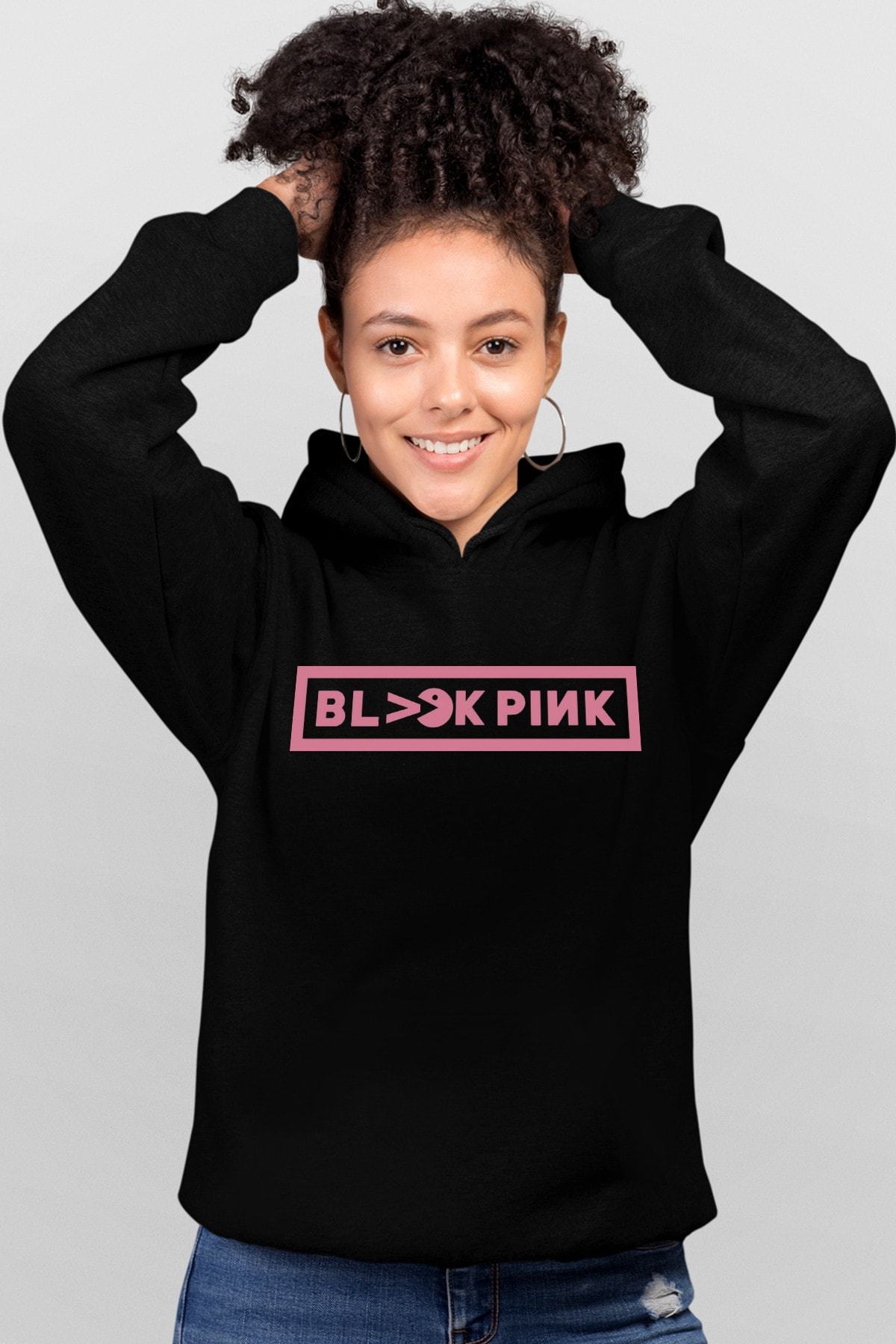 BlackPink Pac Black Hoodie Women Sweatshirt - Blackpink Hoodie Girl Sweatshirt - Kpop - Lalisa, Park Chae, Jennie, Kim Ji-soo KPS2007 S / TURKEY Official Korean Pop Merch