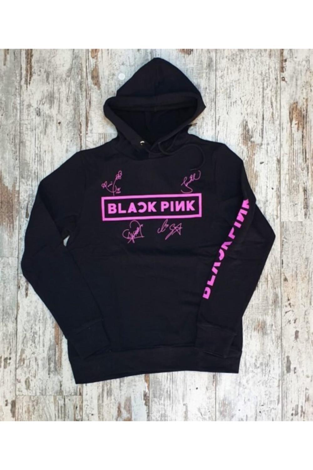 BlackPink Printed Hooded Unisex Autumn Oversize Sweatshirts Women Casual Streetwear Sweat Punk Girls Clothing Tops Korean KPS2007 XL / TURKEY Official Korean Pop Merch