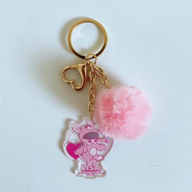 BLACKPINK Keychain: Blackpink Cute Fanart LISA Keychain | Korean Pop Shop