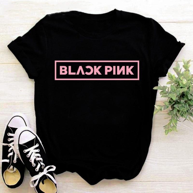 BlackPink T Shirt Women Summer Tops Korean Style T-shirt Kpop Kill This Love KPS2007 BLACK / L Official Korean Pop Merch