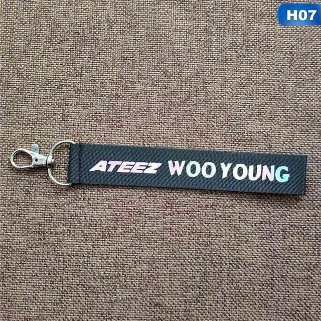 Kpop ATEEZ Member Laser Lanyard Keychain Mobile Phone Hang Rope Key Chains Keyring Kpop ATEEZ Pendant.jpg 640x640 a9136c7f 2223 4a11 a5be e0a367ff63ac - Korean Pop Shop