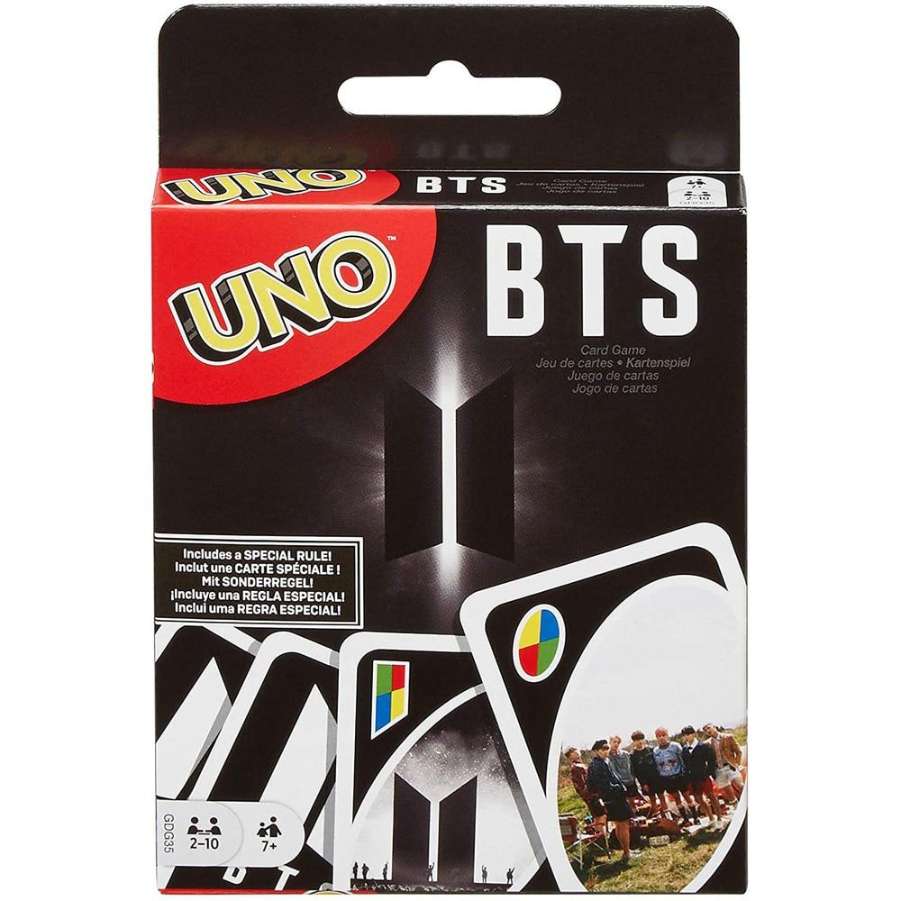 Mattel Games UNO BTS Family Funny Entertainment Board Game Fun Multiplayer Playing Cards Gift Box KPS2007 Default Title Official Korean Pop Merch