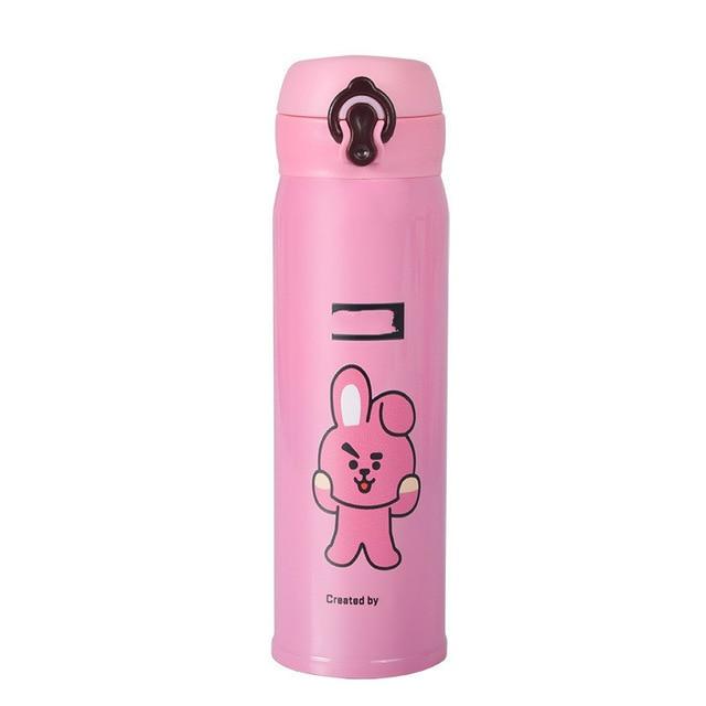 New Bulletproof Boy Korea Thermos Bottle Kpop V Tata Chimmy Cookie Shooky Dog Rabbit Cute Water 1.jpg 640x640 288661e8 6ccc 4368 b8cf 4ecd8f5ffea2 1 - Korean Pop Shop