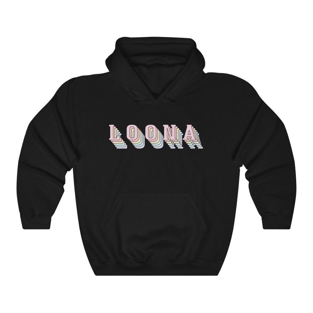 Loona Hoodie - Trendy Winter Kpop Hoodies - Kpop Hooded Sweater KPS2007 Black / L Official Korean Pop Merch