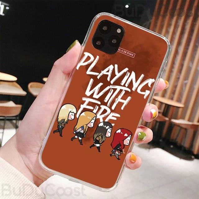 blackpinks cartoon cute hand drawn Phone Case for iPhone 8 7 6 6S Plus X 5S 1.jpg 640x640 433da5cf 77ba 454b a1b5 bafaffc73b3e 1 - Korean Pop Shop
