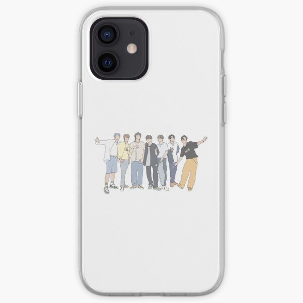 BTS Style K-Pop boy band iPhone Soft Case RB2507 Sản phẩm ngoại tuyến BTS Merch
