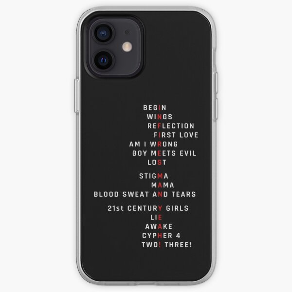 Wings Theory: Infires - BTS - White iPhone Soft Case RB2507 product Offical BTS Merch