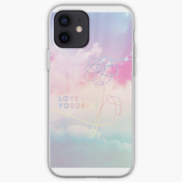 Love Yourself Her Pastel Clouds BTS Bangtan Kpop Merch iPhone Soft Case RB2507 product Offical BTS Merch