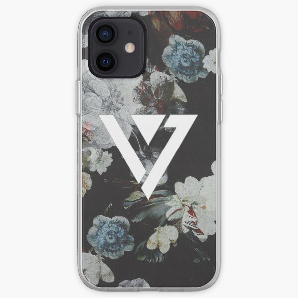 Black Floral Seventeen Kpop iPhone and Samsung Case iPhone Soft Case RB2507 product Offical Seventeen Merch