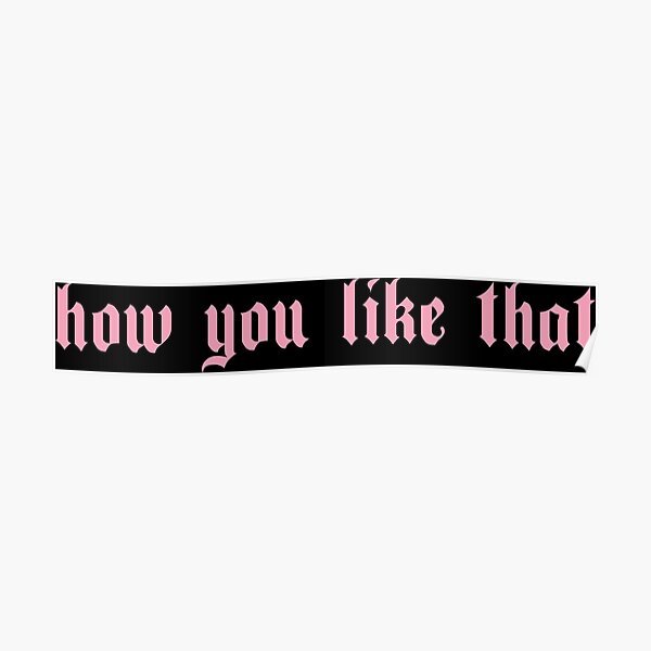 Blackpink How You Like That Masks Poster RB2507 product Offical Blackpink Merch