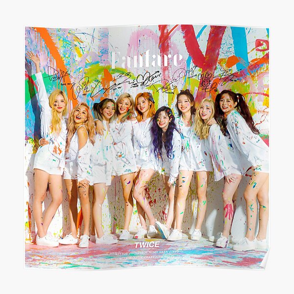 TWICE 트와이스 - Fanfare (Japanese Single ) (With PRINTED Autographs) | Design #1 Poster RB2507 product Offical Twice Merch
