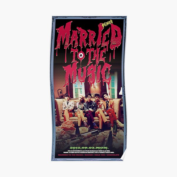 SHINee MARRIED TO THE MUSIC Poster RB2507 product Offical Shinee Merch