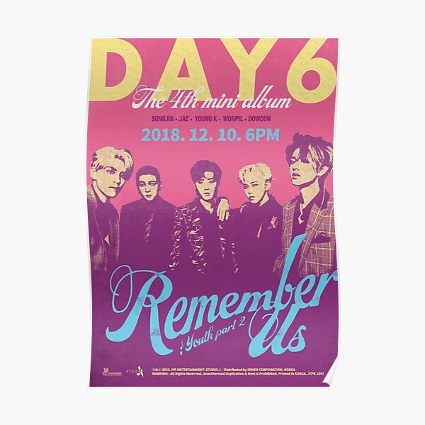 day6 Poster RB2507 product Offical DAY6 Merch