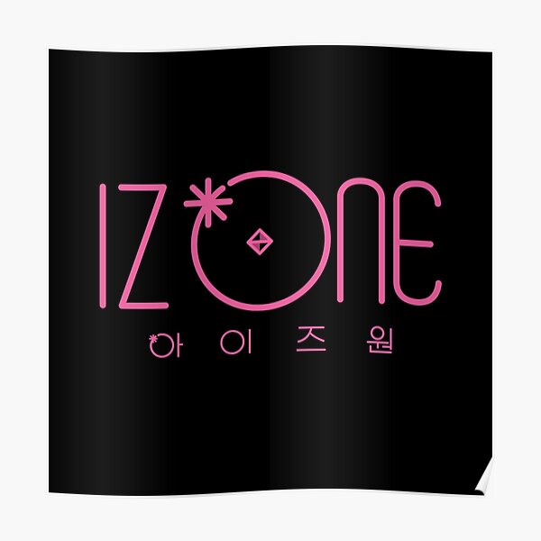 KPOP I*ZONE OFFICIAL LOGO Poster RB2607 product Offical IZONE Merch