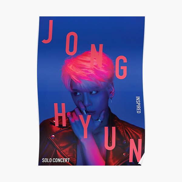 SHINee JONGHYUN INSPIRED CONCERT POSTER Poster RB2507 product Offical Shinee Merch