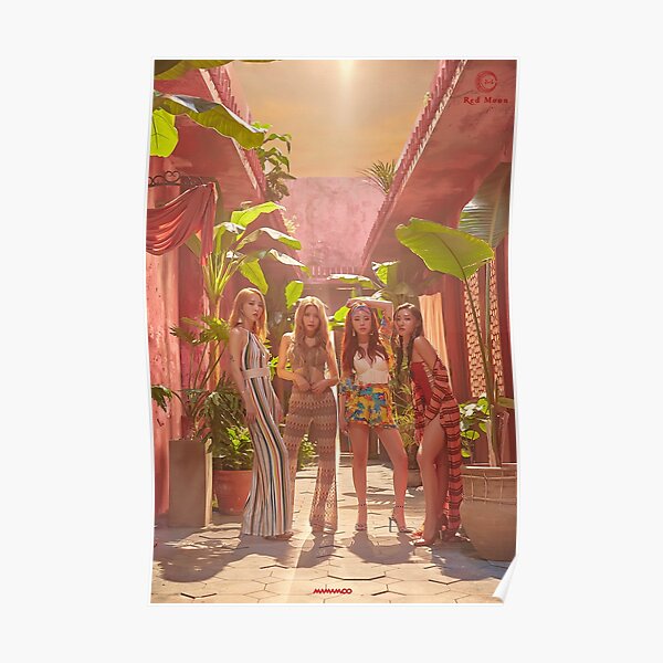Mamamoo Red Moon Poster RB2507 product Offical Mamamoo Merch