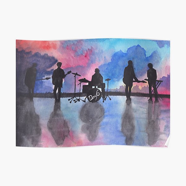 Day6 Watercolor Poster RB2507 product Offical DAY6 Merch
