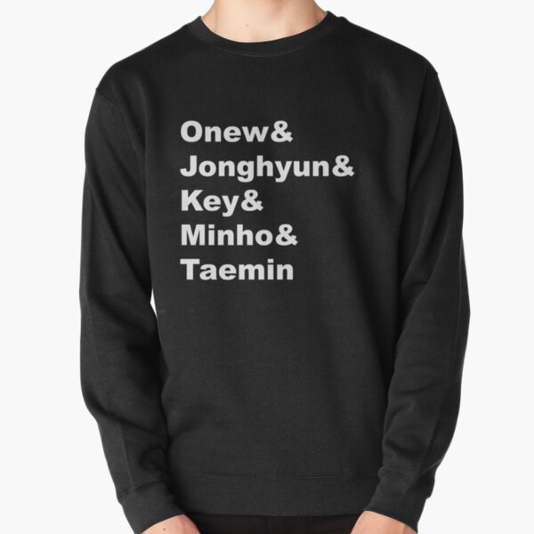 SHINee names Pullover Sweatshirt RB2507 product Offical Shinee Merch