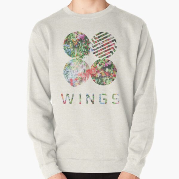 WINGS BTS FLORAL Pullover Sweatshirt RB2507 product Offical BTS Merch