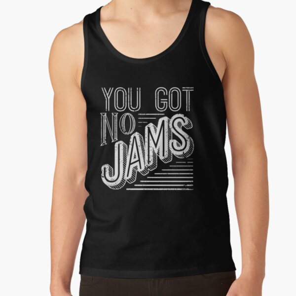 You Got No Jams - BTS Distressed Typography (White) Tank Top RB2507 product Offical BTS Merch