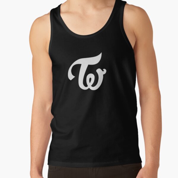 Twice - Logo - White Tank Top RB2507 product Offical Twice Merch