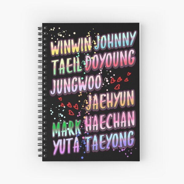 nct127 kpop Spiral Notebook RB2507 product Offical NCT127 Merch