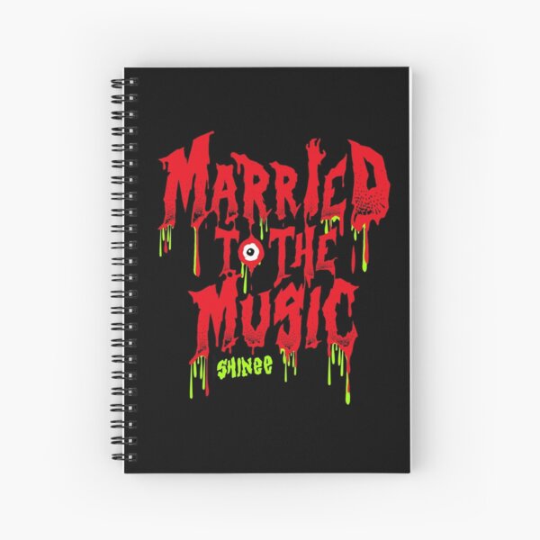 SHINEE Married to the Music Spiral Notebook RB2507 product Offical Shinee Merch