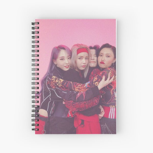 Mamamoo pink Spiral Notebook RB2507 product Offical Mamamoo Merch