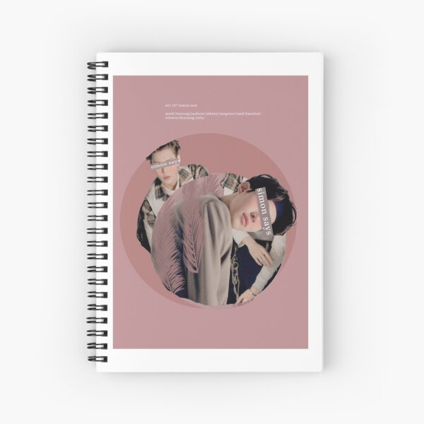 NCT Simon Says Sticker Spiral Notebook RB2507 product Offical NCT127 Merch