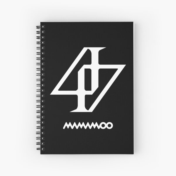 KPOP MAMAMOO thực tế trong sản phẩm Black Spiral Notebook RB2507 Offical Mamamoo Merch