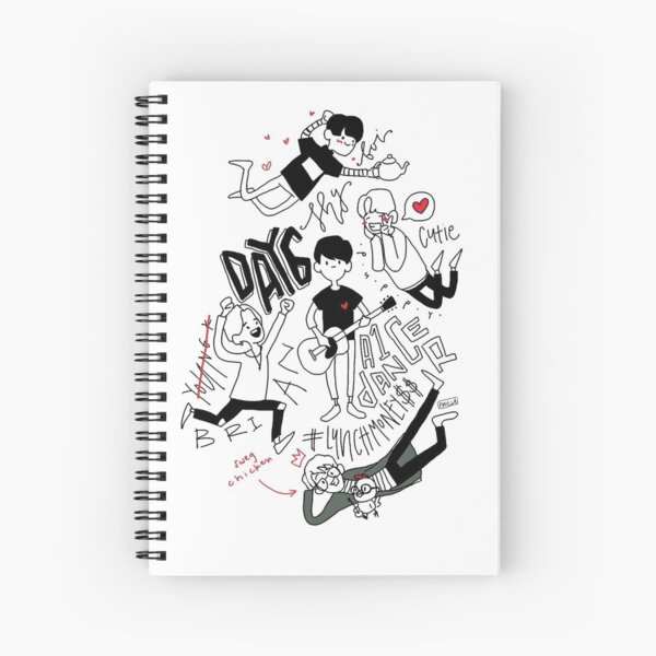 Day6 Spiral Notebook RB2507 product Offical DAY6 Merch