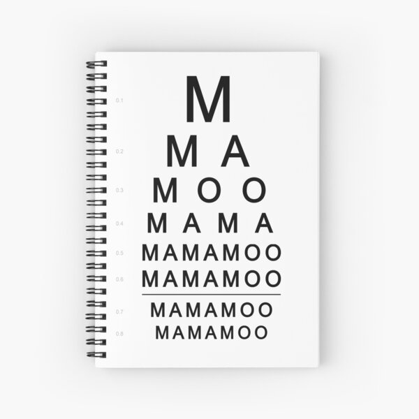 MAMAMOO - check your sight. Spiral Notebook RB2507 product Offical Mamamoo Merch