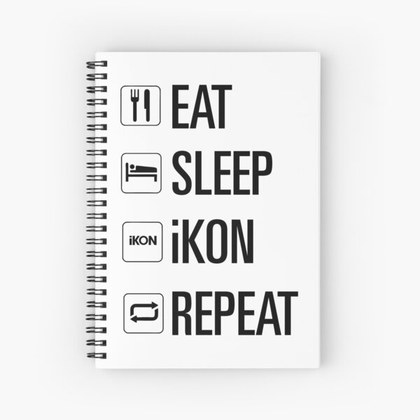iKON only Spiral Notebook RB2607 product Offical IKON Merch