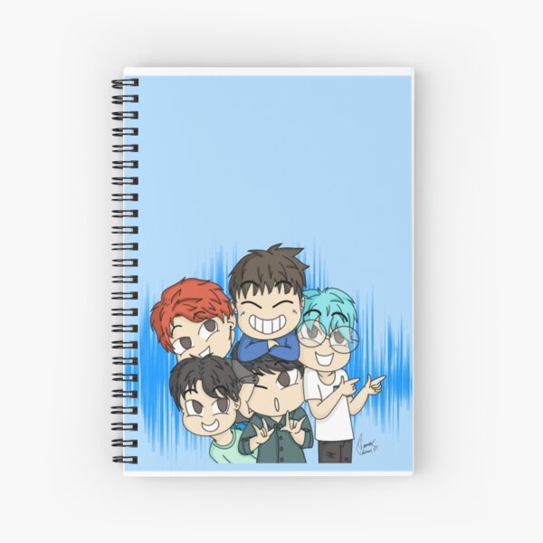 Chibi Day6 Spiral Notebook RB2507 product Offical DAY6 Merch