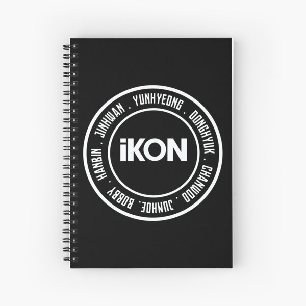 iKON OT7 Spiral Notebook RB2607 product Offical IKON Merch