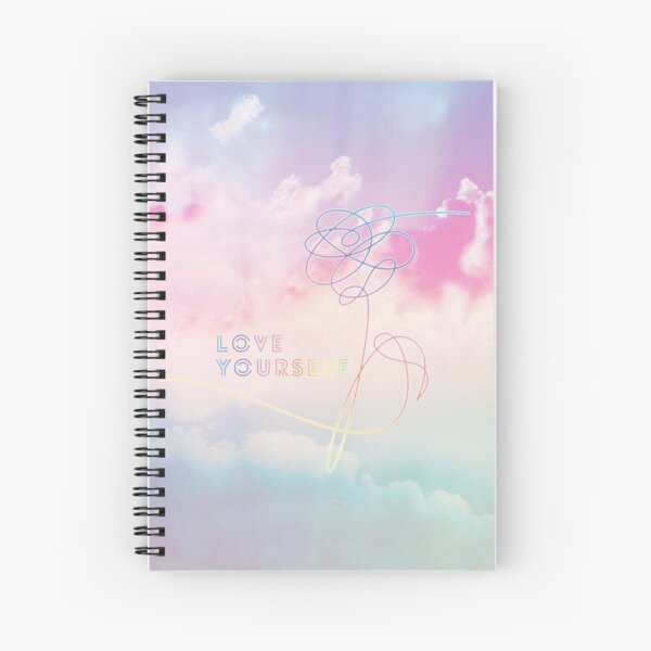 Love Yourself Her Pastel Clouds BTS Bangtan Kpop Merch Spiral Notebook RB2507 product Offical BTS Merch