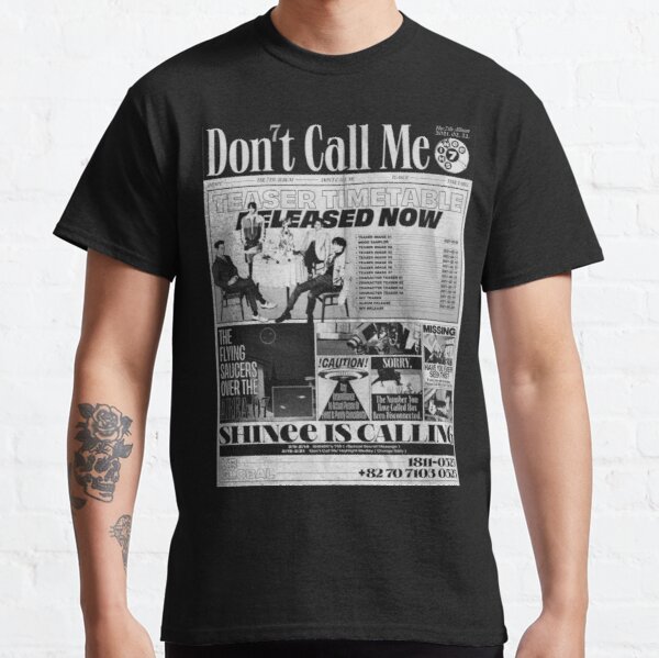 Shinee 7th album Don’t call me Poster Classic T-Shirt RB2507 product Offical Shinee Merch