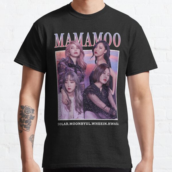 MAMAMOO Members Photoshoot Vintage Retro Band Style 90s  Classic T-Shirt RB2507 product Offical Mamamoo Merch