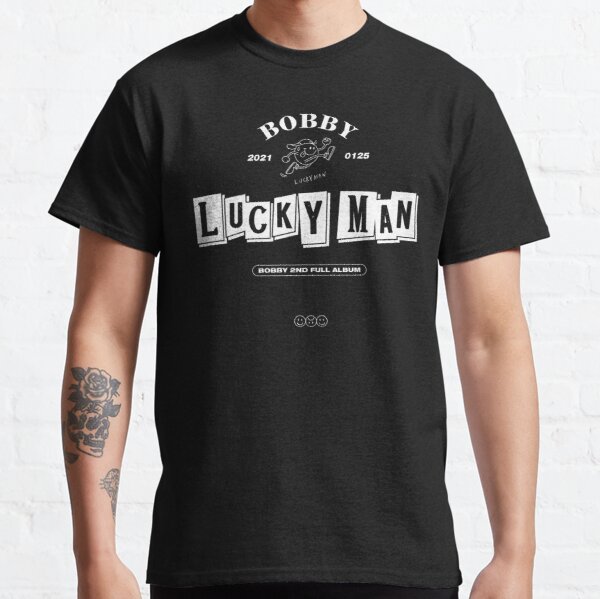 Kpop Ikon BOBBY LUCKY MAN Classic T-Shirt RB2607 product Offical IKON Merch