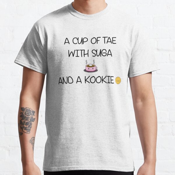 BTS A CUP OF TAE WITH SUGA AND A KOOKIE Classic T-Shirt RB2507 product Offical BTS Merch
