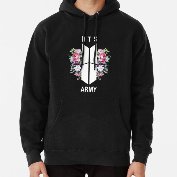 BTS shirt beautiful floral Pullover Hoodie RB2507 product Offical BTS Merch