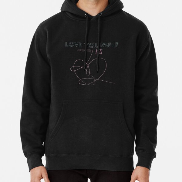 BTS LOVE YOURSELF ANSWER LOGO ALBUM Pullover Hoodie RB2507 product Offical BTS Merch