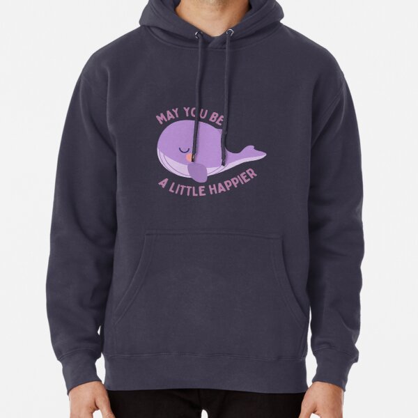 May you be a little happier BTS Tinytan plush whale Pullover Hoodie RB2507 product Offical BTS Merch