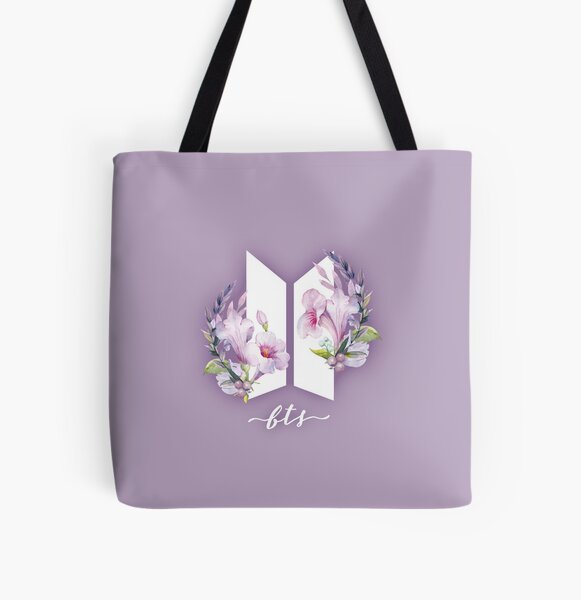 BTS Flowers All Over Print Tote Bag RB2507 product Offical BTS Merch