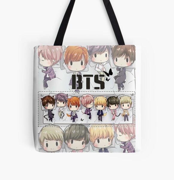 BTS blood sweat tears Pajama All Over Print Tote Bag RB2507 product Offical BTS Merch