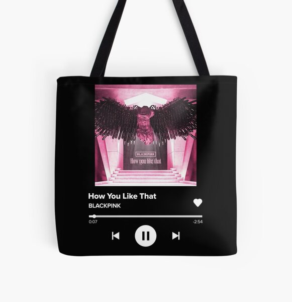 Blackpink How you like that - Spotify Plaque All Over Print Tote Bag RB2507 product Offical Blackpink Merch